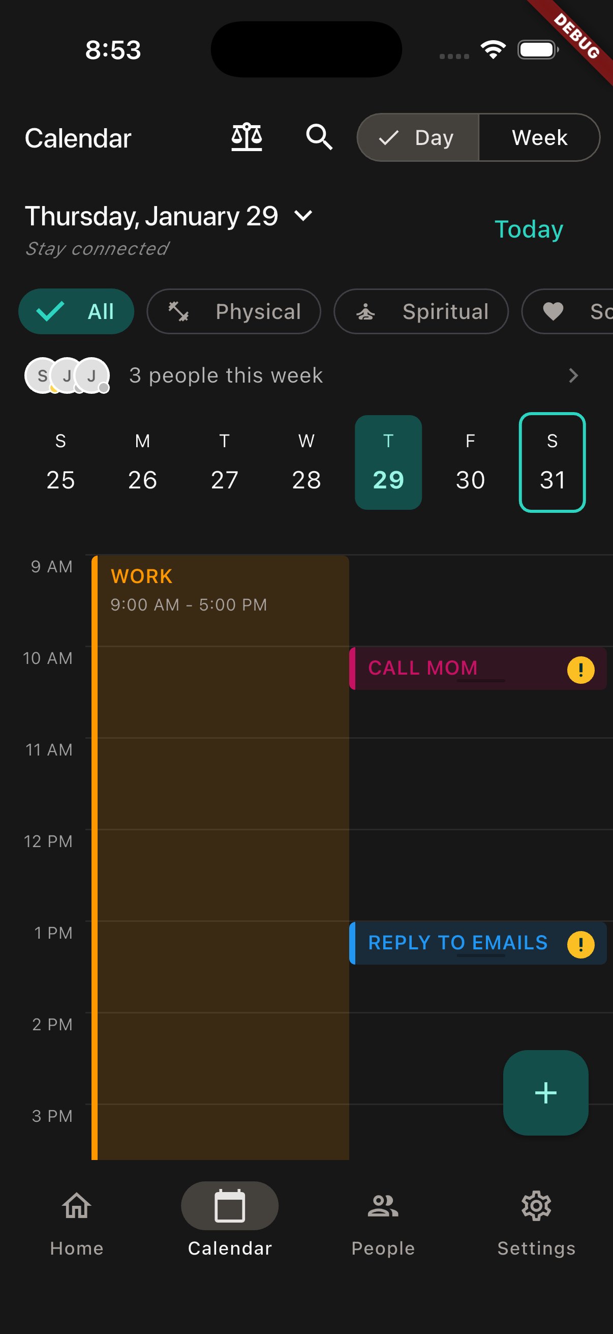 Calendar View